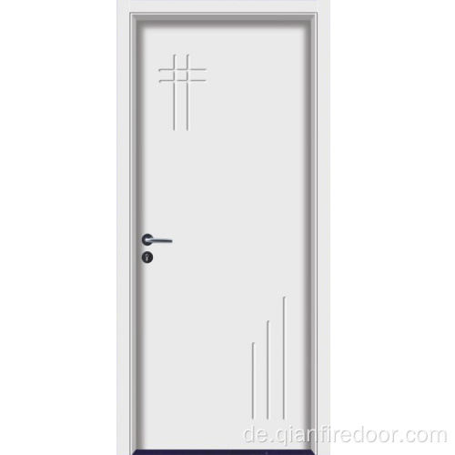 bündig innenliegende französische Tür schwingende weiße Kunststofftür